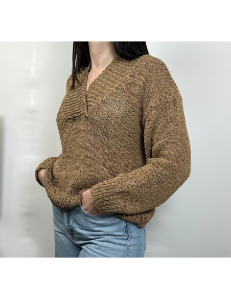 Tensione In Maglia Scollo a V