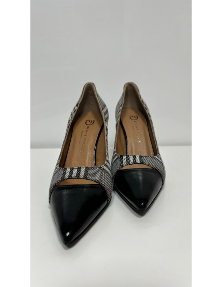 Divine Follie DéColleté Scozzese Moro Con Punta Lucida