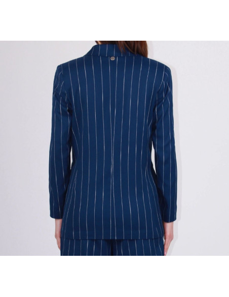 Berna Blazer A Doppiopetto Gessato