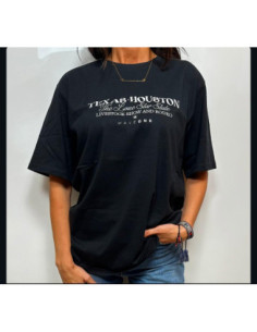 Haveone T-shirt Con Scritta Texas Houston