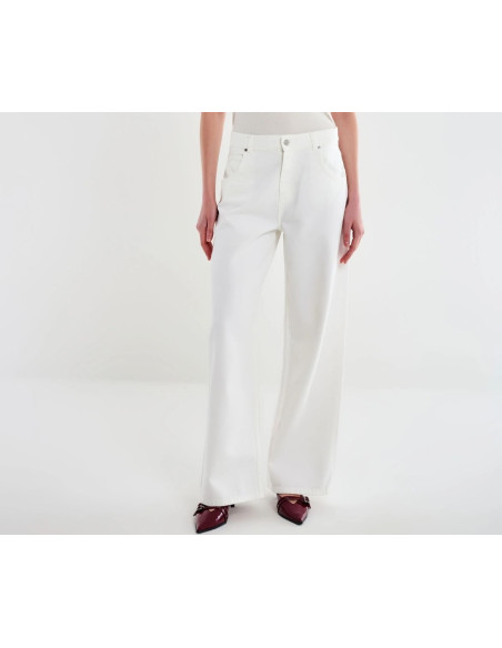 Vicolo Jeans Mia Bianco Relaxed