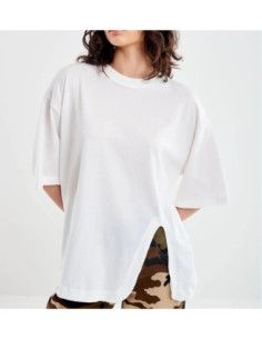 Vicolo T-shirt Over  Con Spacco Frontale
