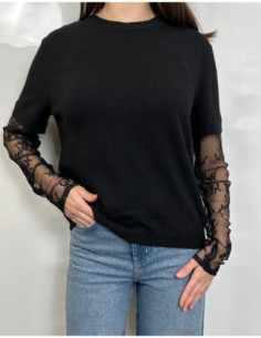 Vicolo Maglia con Maniche In Pizzo 2