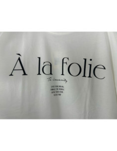 Vicolo T-shirt Con Stampa A La Folie