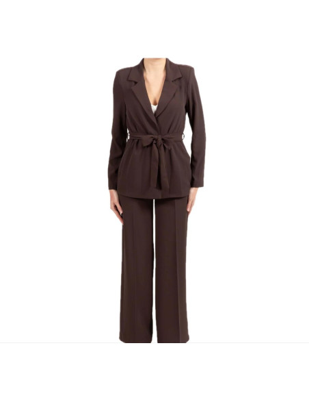 Susy Mix Completo Giacca Con Fiocco E Pantalone A Palazzo