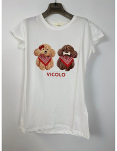 Vicolo T-shirt Cani Bandana