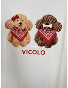 Vicolo T-shirt Cani Bandana 2