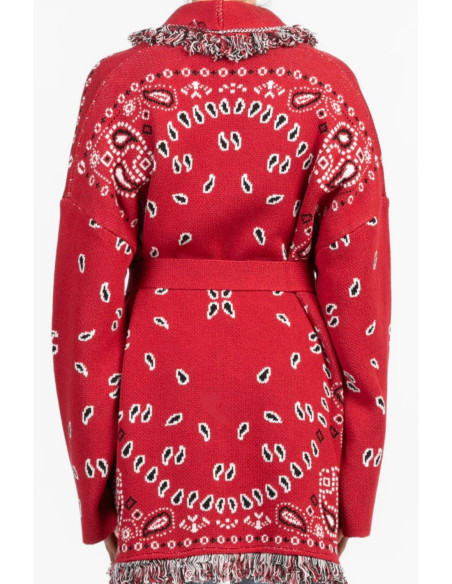 Tensione In Cardigan Sfrangiato