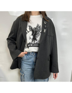 Tensione In Blazer Con Spille