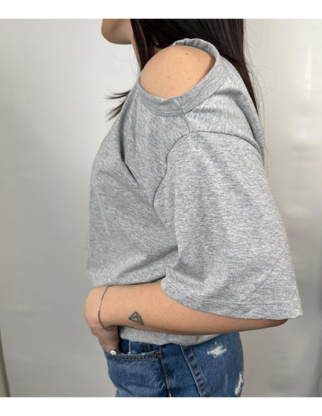 Vicolo T-shirt Con Spalline Scoperte
