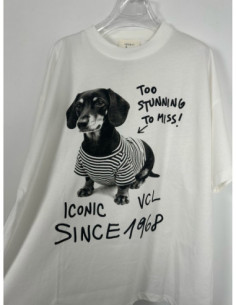 Vicolo T-shirt Con Stampa Bassotto 2