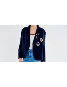 Vicolo Blazer Corto Con Stemma 2