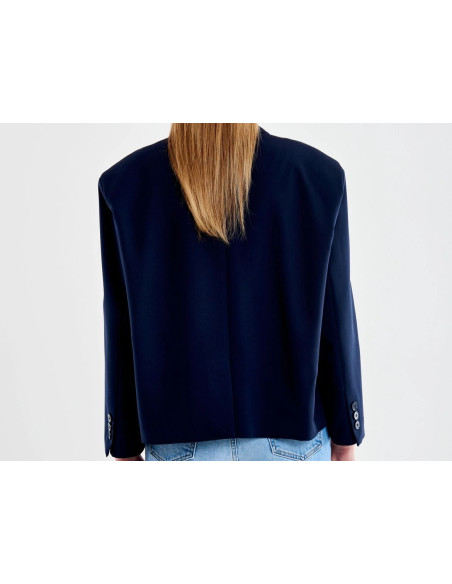 Vicolo Blazer Corto Con Stemma