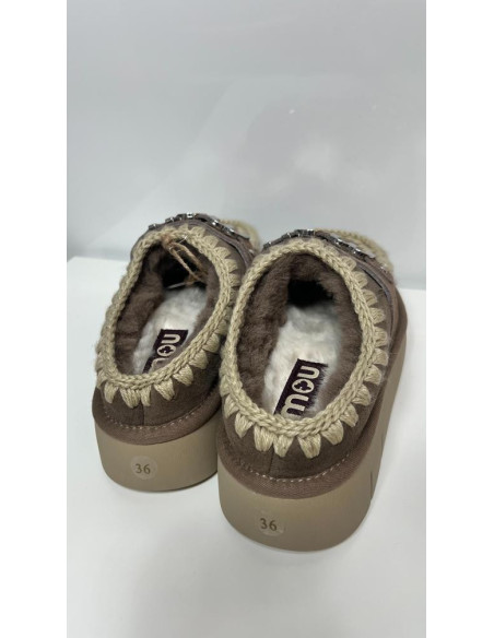 Mou Bounce Clog Metal Logo