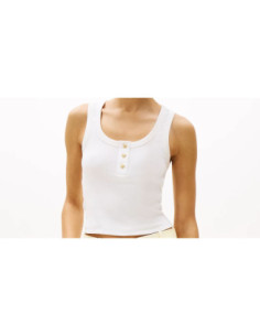 Tommy Hilfiger Canotta Slim Fit Con Collo Henley