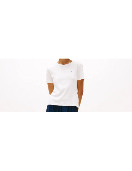 Tommy Hilfiger T-shirt Relaxed Fit Con Bandierina