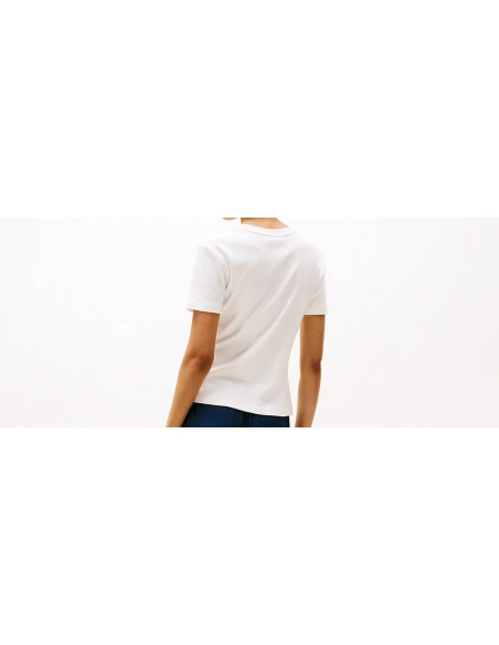 Tommy Hilfiger T-shirt Relaxed Fit Con Bandierina