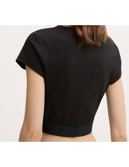 Calvin Klein T-Shirt Lounge Corta  Cotton Stretch Rib
