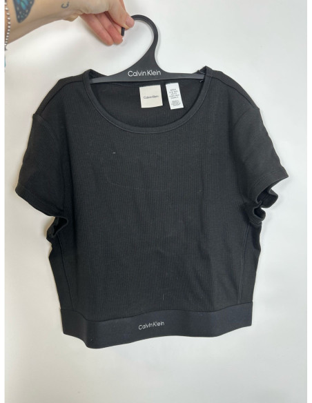 Calvin Klein T-Shirt Lounge Corta  Cotton Stretch Rib