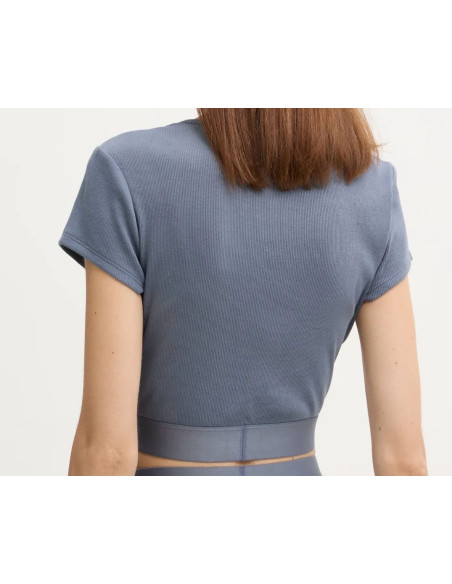 Calvin Klein T-Shirt Lounge Corta  Cotton Stretch Rib