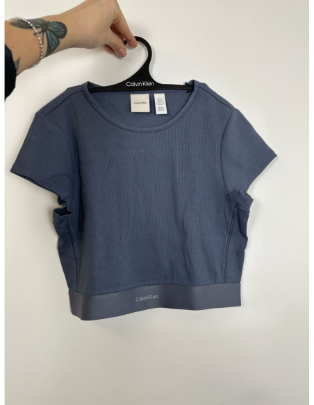 Calvin Klein T-Shirt Lounge Corta  Cotton Stretch Rib