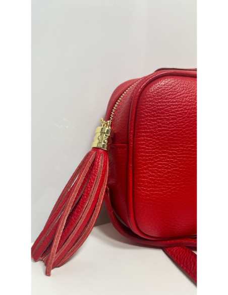 Mela D'oro Borsa In Pelle Con Tracolla