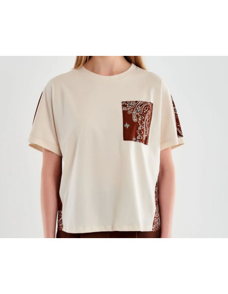 Vicolo T-shirt Stampa Bandana