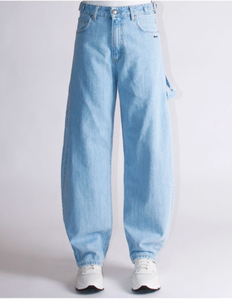 Berna Jeans Bleach Modello Work Con Fiibbie