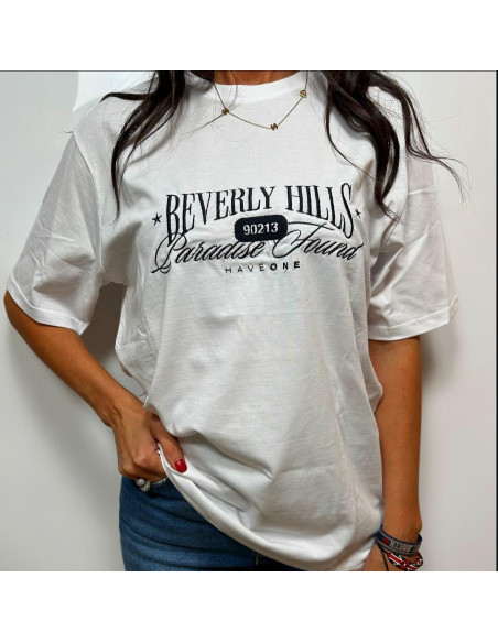 Haveone T-shirt Con Scritta Beverly Hills