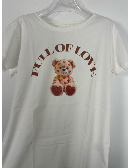 Vicolo T-shirt Con Stampa Orsetto