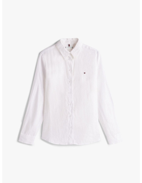 Tommy Hilfiger Camicia Regular Fit In Lino