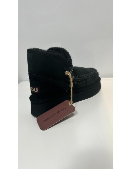 Mou  Tronchetto Mini Eskimo Platform Boot Nero