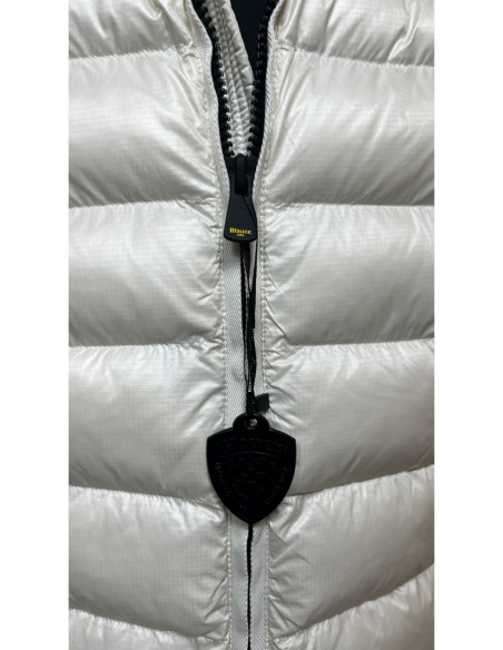 Blauer Giubbino Bianco
