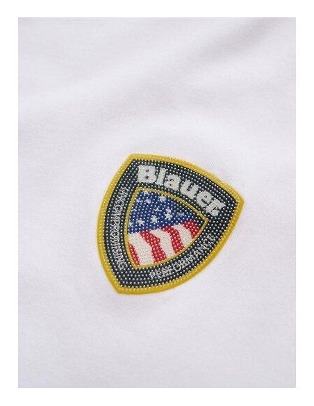 Blauer T-Shirt Logo Gommatofaxon