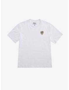 Blauer T-Shirt Logo Gommatofaxon 2