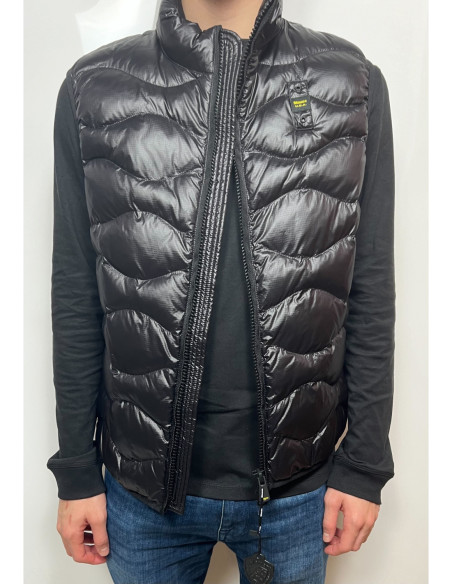 Blauer Gilet Nero
