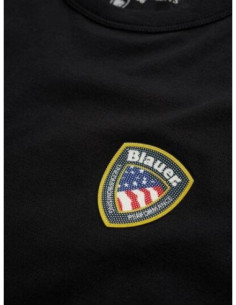 Blauer T-Shirt Logo Gommatofaxon