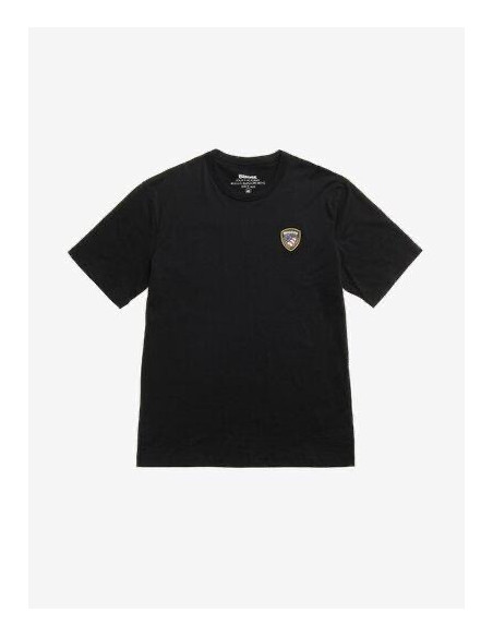 Blauer T-Shirt Logo Gommatofaxon