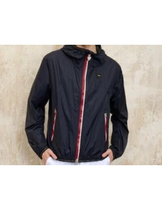 Blauer Giacca A Vento Nastrata Dodge