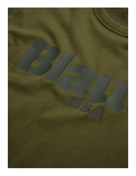 Blauer T-Shirt In Tono Bourne