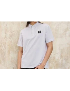 Blauer Polo Piquet Alban
