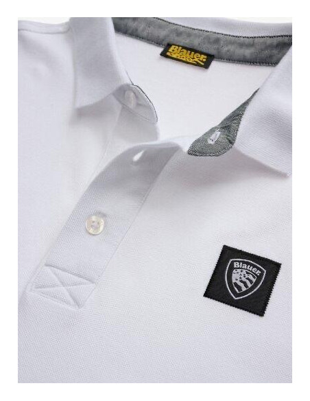 Blauer Polo Piquet Alban