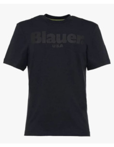 Blauer T-Shirt In Tono Bourne