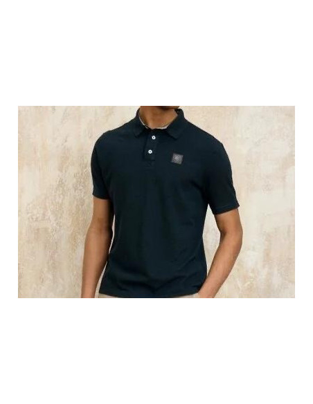 Blauer Polo Piquet Alban