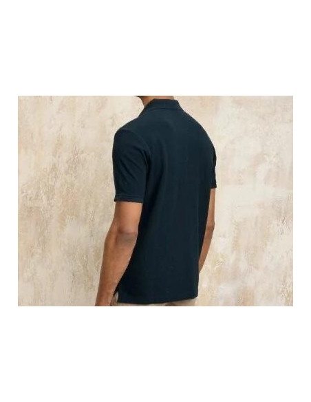 Blauer Polo Piquet Alban