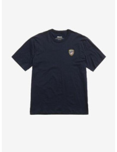Blauer T-Shirt Logo Gommatofaxon 2