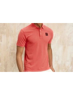 Blauer Polo Piquet Alban