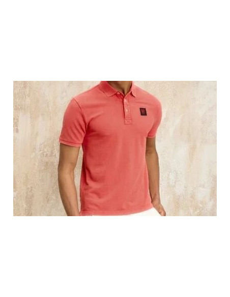 Blauer Polo Piquet Alban
