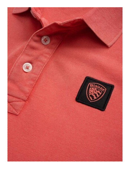 Blauer Polo Piquet Alban