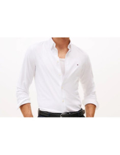 Tommy Hilfiger Camicia Slim Fit Con Bandierina Ricamata